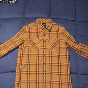 5.11 Tactical Orange Plaid Shirt